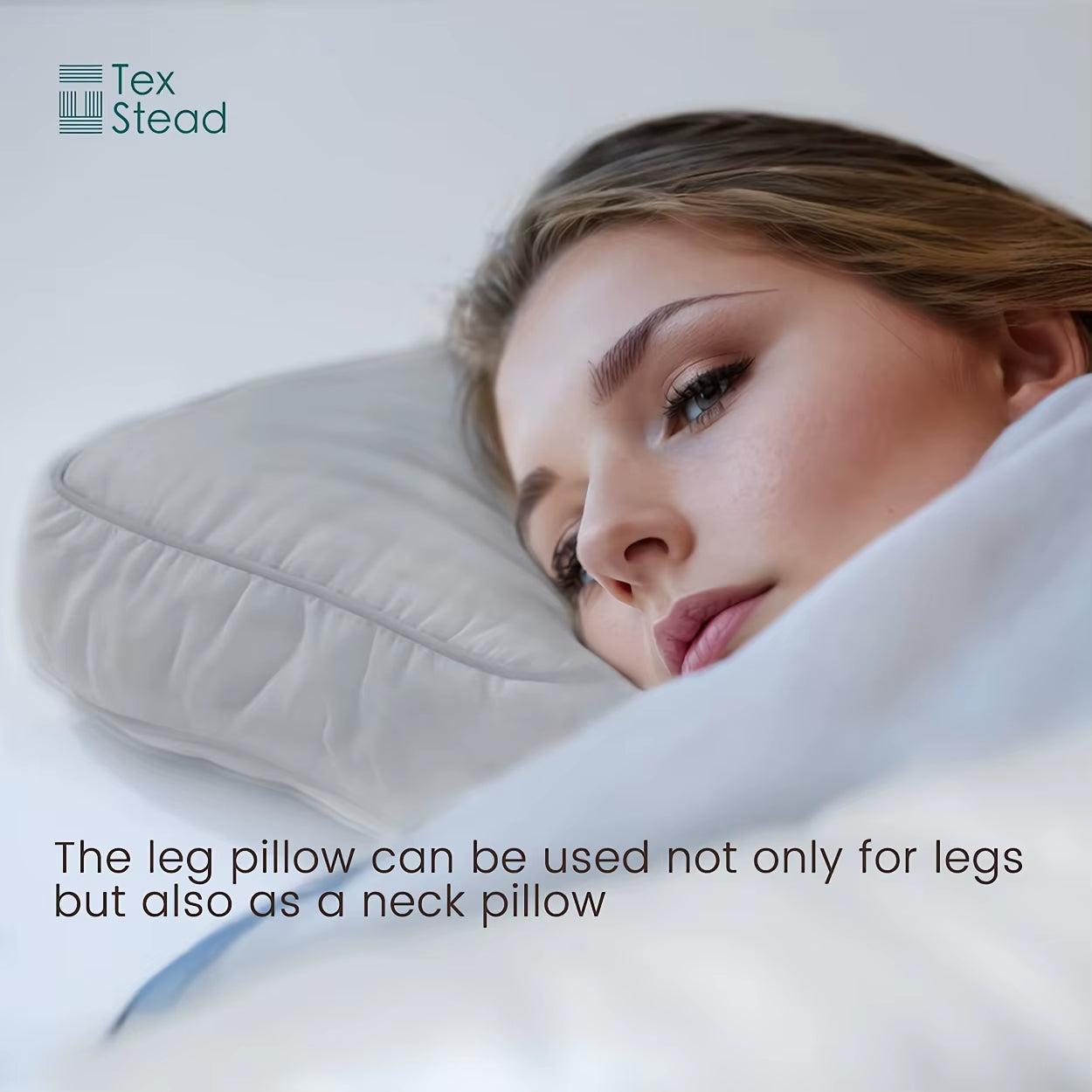 Knee Pillow for Side Sleepers - between Leg & under Knee Pillow for Back Sleepers