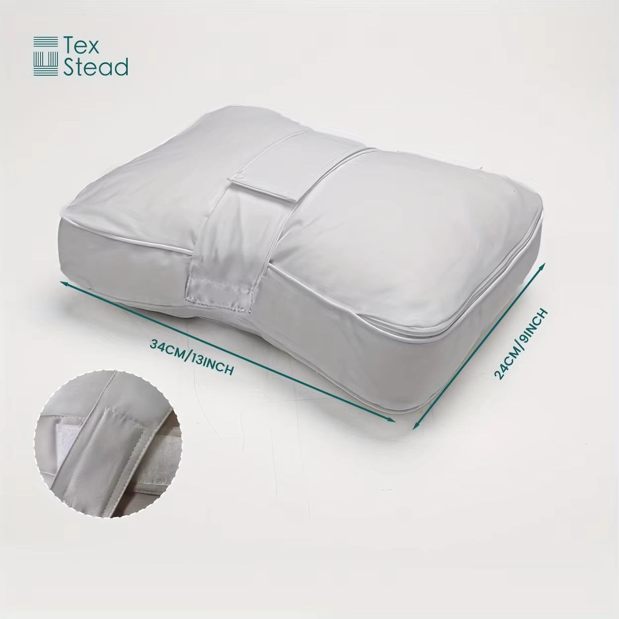 Knee Pillow for Side Sleepers - between Leg & under Knee Pillow for Back Sleepers