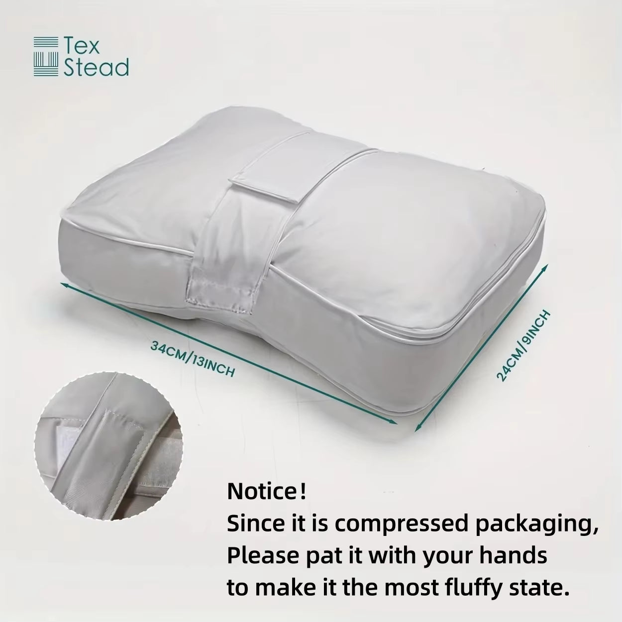 Knee Pillow for Side Sleepers - between Leg & under Knee Pillow for Back Sleepers